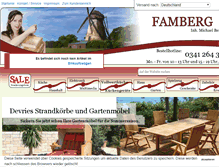 Tablet Screenshot of famberg.de